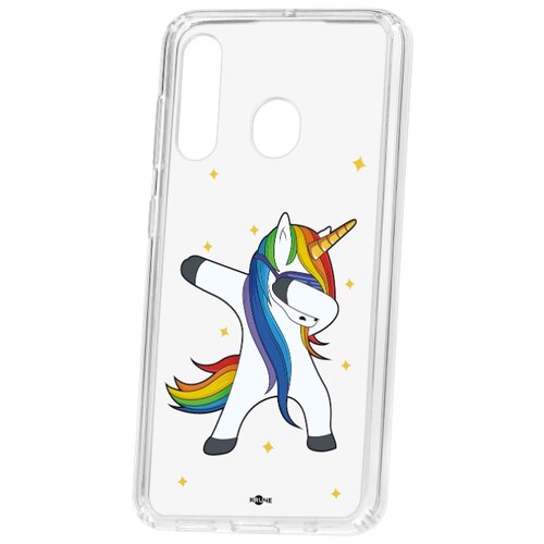 фото Чехол на samsung galaxy a60 2019 kruche print единорожка