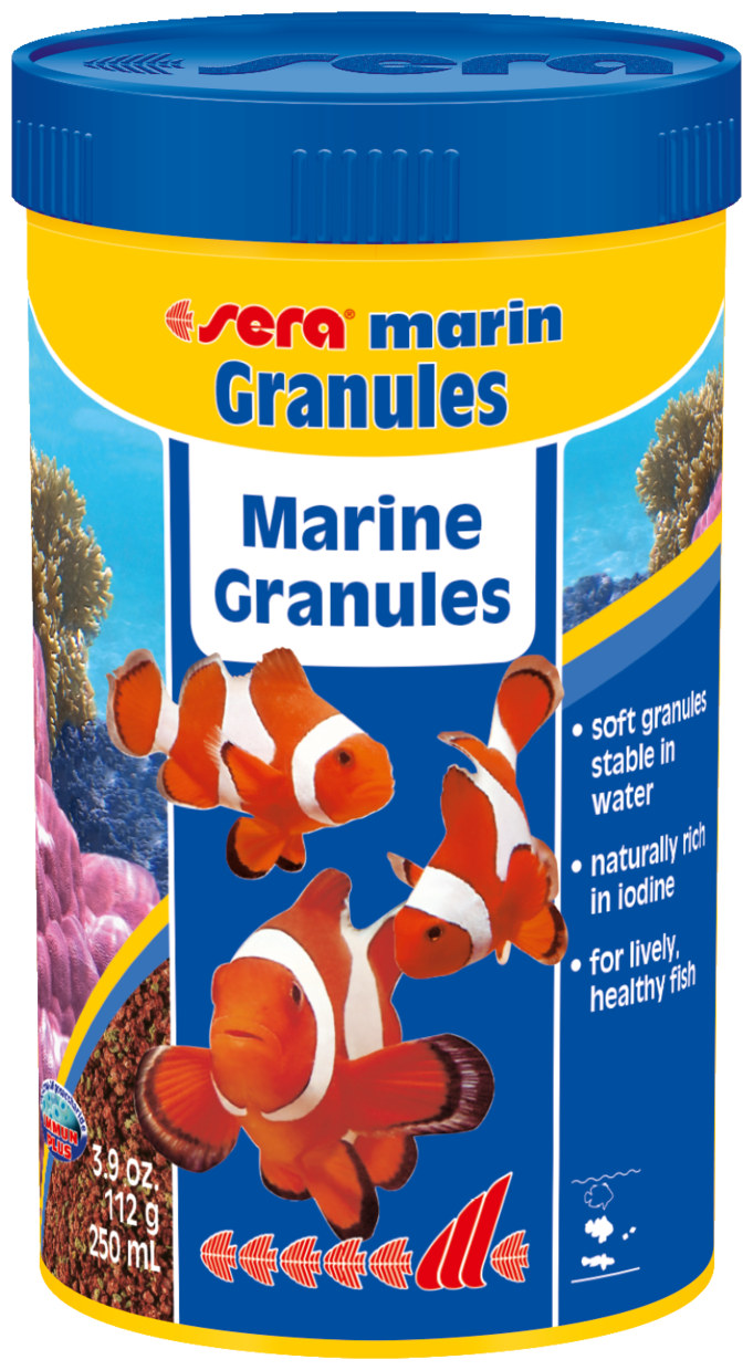 Sera Marin Granulat корм для морских рыб - 112 г - фотография № 2