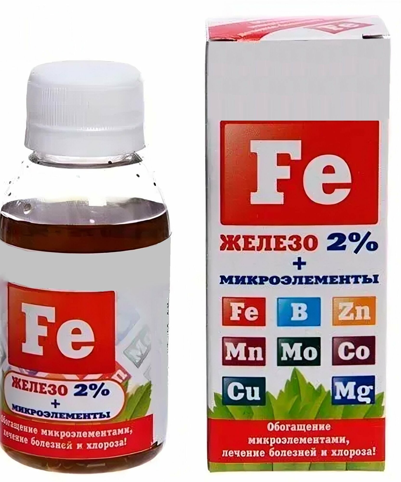 Богатый-микро Fe (железо 2% + микроэл.) фл.0,1л. Башинком - фотография № 1