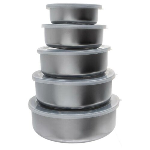 Набор мисок с крышками OKitchen 5 шт 1125₽