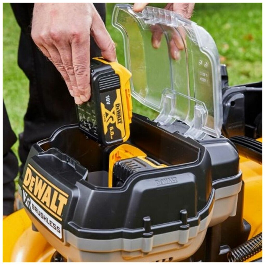 Газонокосилка аккумуляторная DeWALT DCMW564P2-QW - фотография № 5