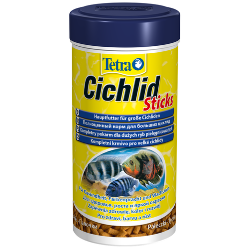 Корм для рыб TETRA Cichlid Sticks корм для всех видов цихлид в палочках 250 мл