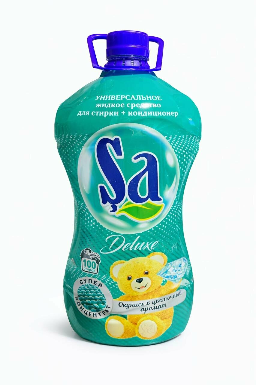 Sa Deluxe — универсальное жидкое средство для стирки и кондиционер, 5 кг