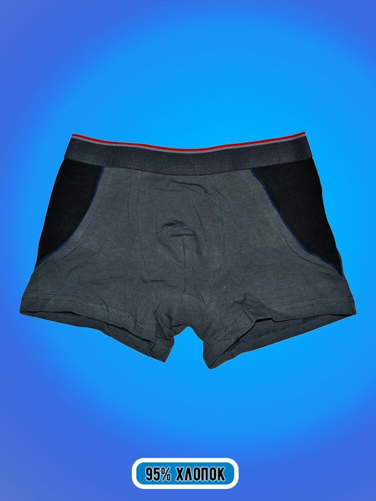 Трусы Zevs, 2 шт., размер L, серый — фото 1