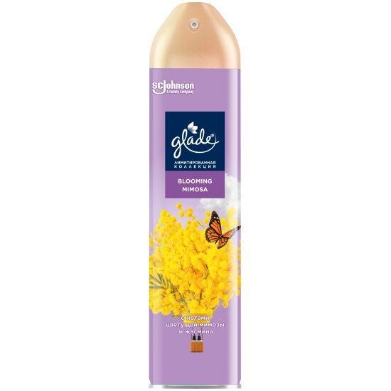 Освежитель воздуха Glade Blooming Mimosa, 300 мл