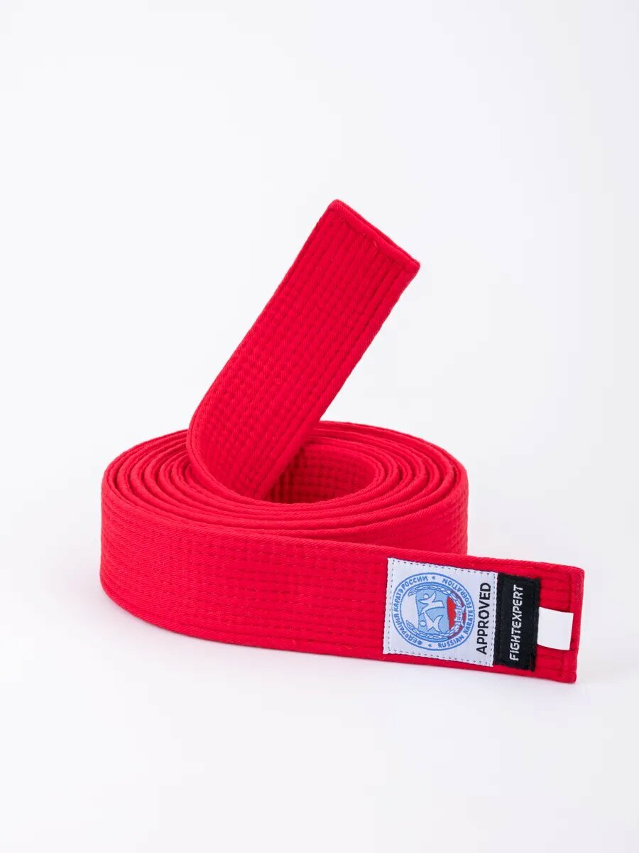 Пояс для кимоно FIGHTEXPERT, сертификат ФКР