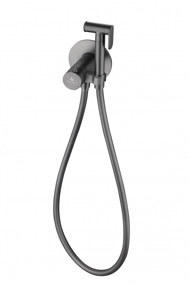 Гигиенический душ со смесителем GROCENBERG GB009 с термостатом Графит