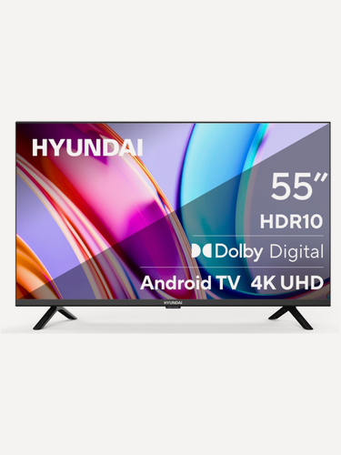 Изображение товара Телевизор Hyundai H-LED55BU7006 55" LED, 4K Ultra HD, черный, смарт ТВ, Android TV