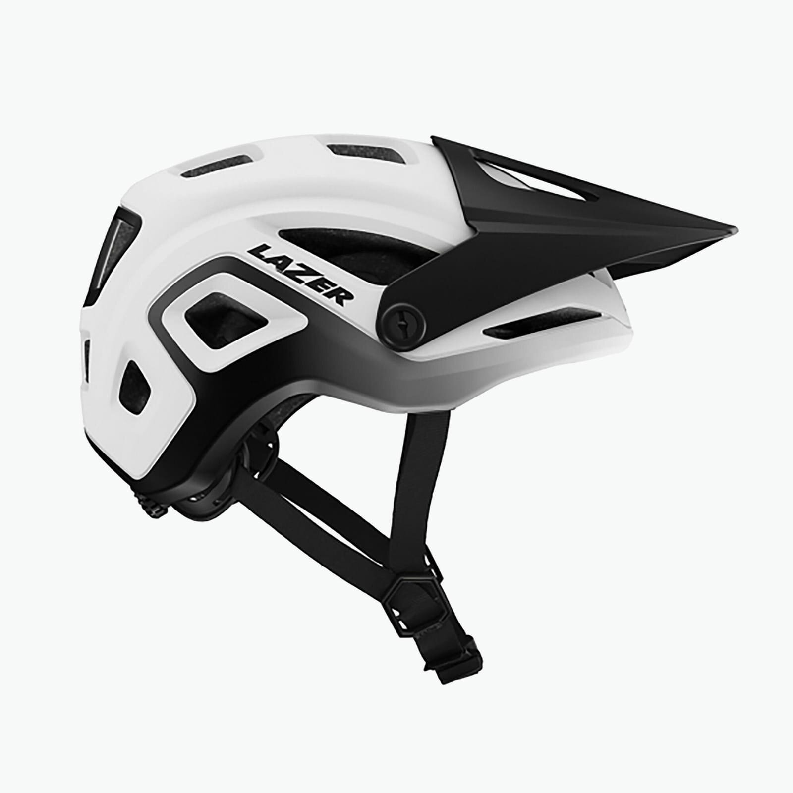 DECATHLON шлем защитный Lazer Impala, матовый белый/черный, 55-59 см