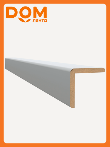 Изображение товара Угол универсальный МДФ STELLA белый 3 мм 1 шт, для строительных работ