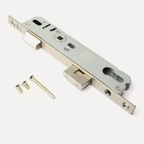 Изображение товара Замок врезной Apecs 7000-25-NI цилиндровый, цвет никель, межосевое расстояние 92 мм, артикул 16643, стальной корпус