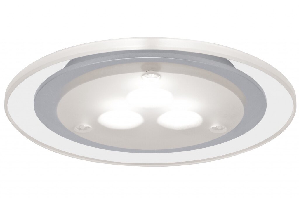 Встраиваемый светильник Set Deco LED 3x3W 3000K 12VA 230V/350mA 100mm Chrom matt/Klar/Metall