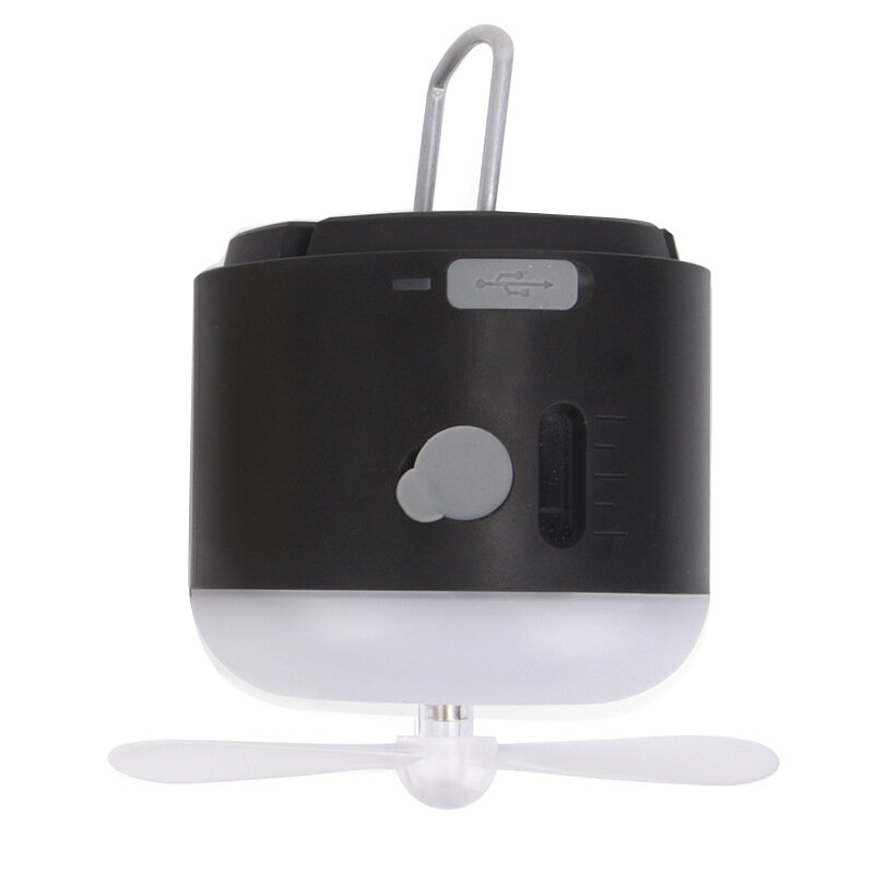 Настольный кемпинговый фонарь с подвеской, USB-зарядка, 18W, 3.7V, водонепроницаемый, вентилятор против комаров