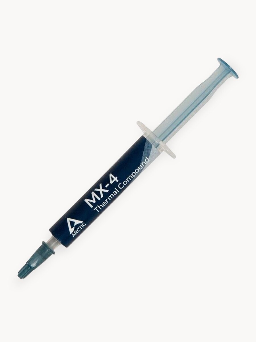 Термопаста Arctic Cooling MX-4 в шприце для видеокарт, чипов, процессоров, 8.5 Вт/мК, 4 грамма
