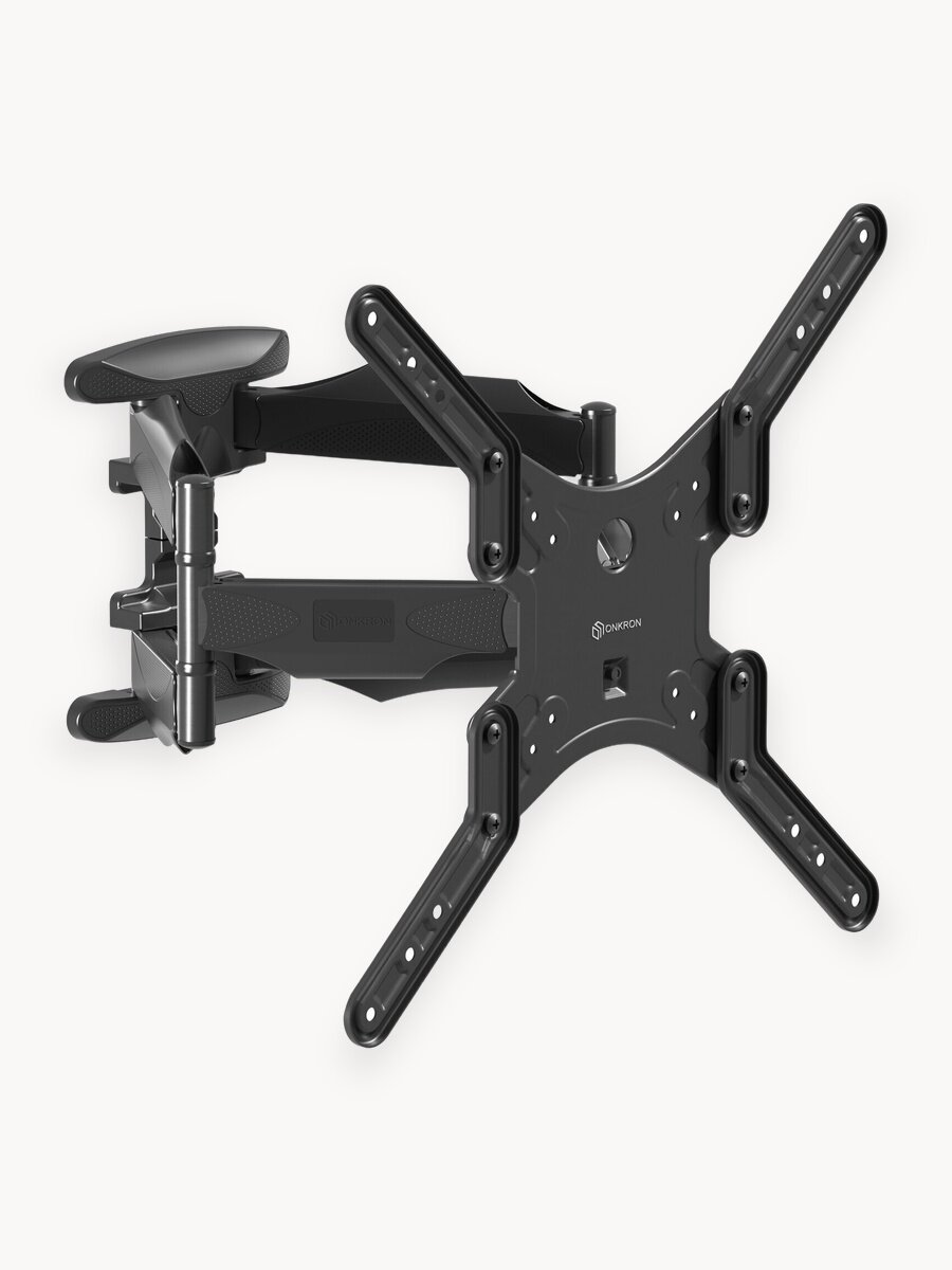Кронштейн на стену ONKRON M5 для телевизора 37"-70", наклонно-поворотный, до 36.4 кг, черный