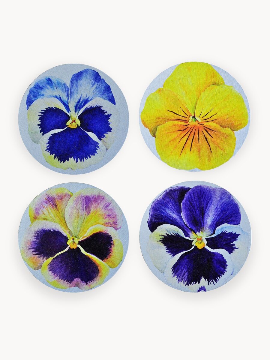 Подстаканник RiForm Анютины Глазки