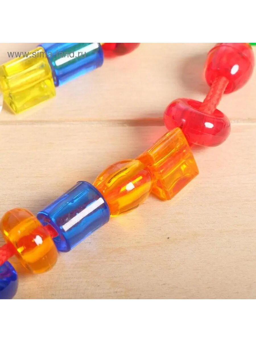 Цветные шнуровки для развития мелкой моторики