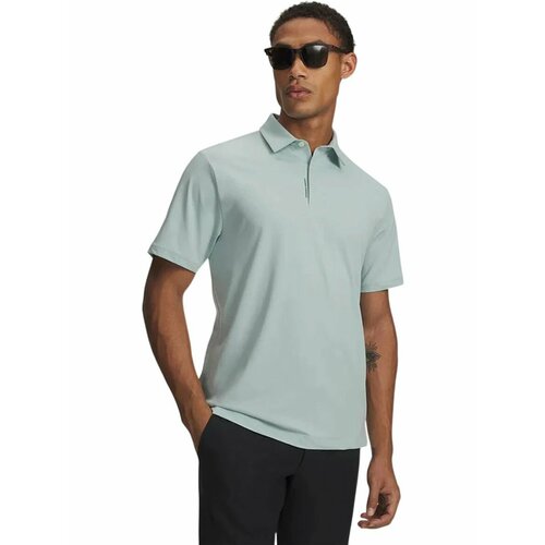 фото Поло спортивное under armour ua drive bonded polo, размер md, голубой