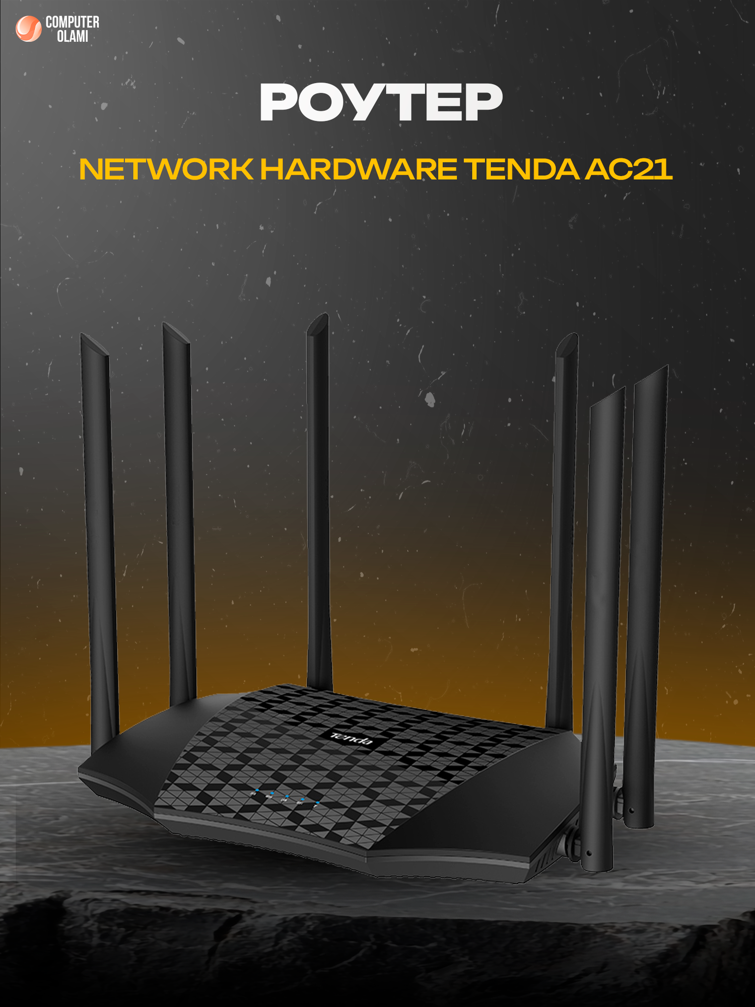 Маршрутизатор Tenda AC21 AC2100 Gigabit Wi-Fi Router — двухдиапазонный гигабитный роутер