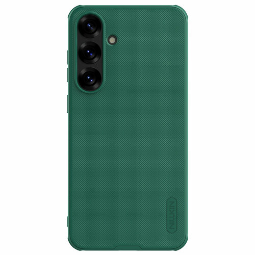 фото Усиленный чехол зеленого цвета (dark green) от nillkin для смартфона samsung galaxy s25+ плюс, серия super frosted shield pro