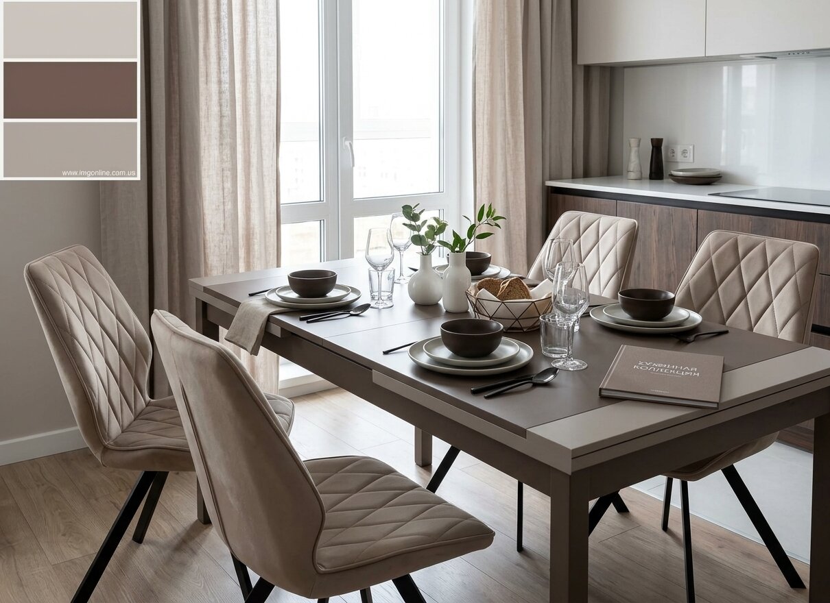 Стул DikLine 243 поворотный B03 BEIGE, ножки черные