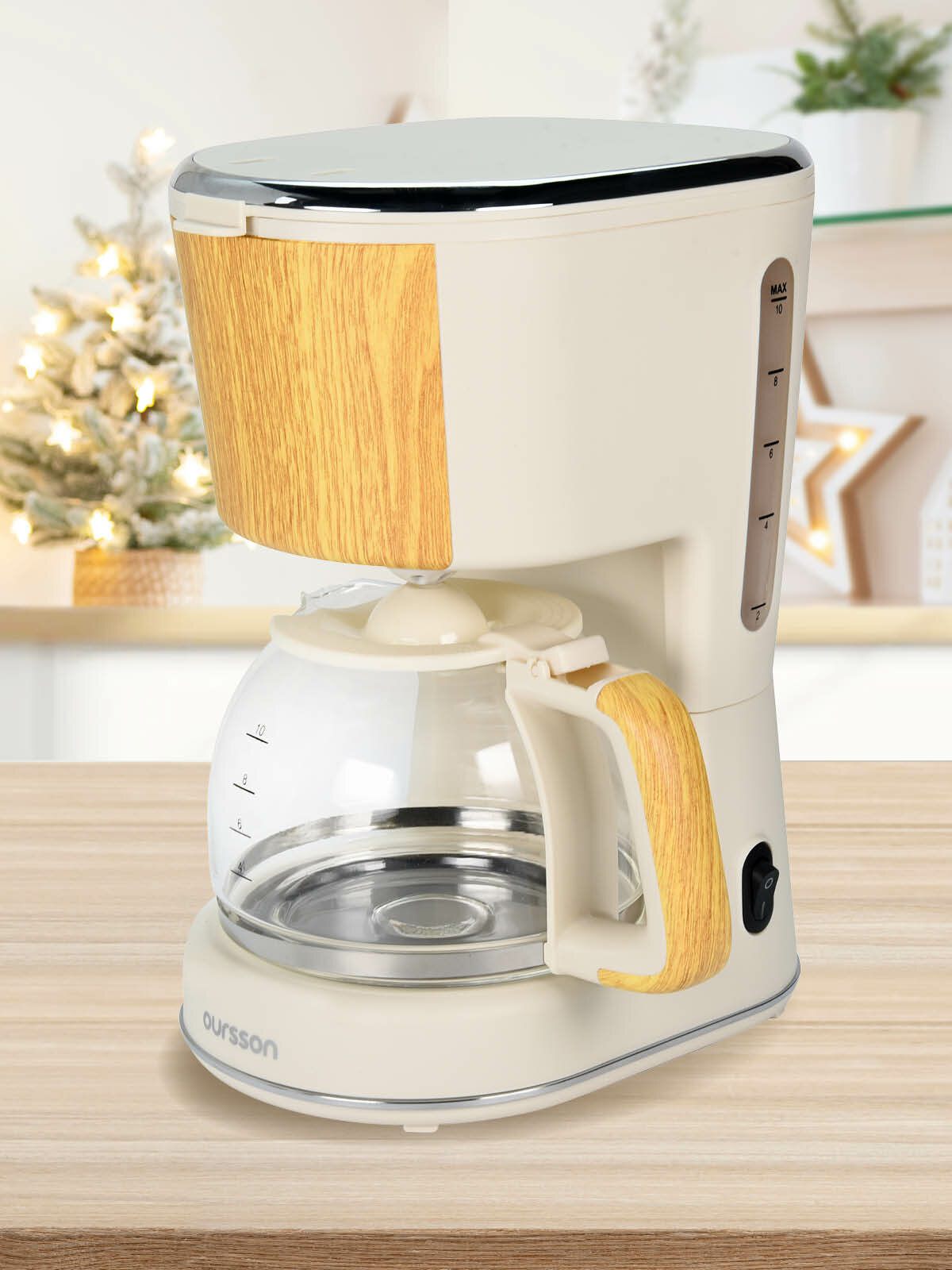 Кофеварка капельная Oursson CM1005/IV слоновая кость 900Вт 125л.