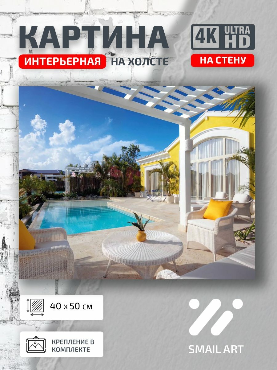 Картина на холсте интерьерная 40 на 50 на стену Небо Mood для студии атмосфера интерьер