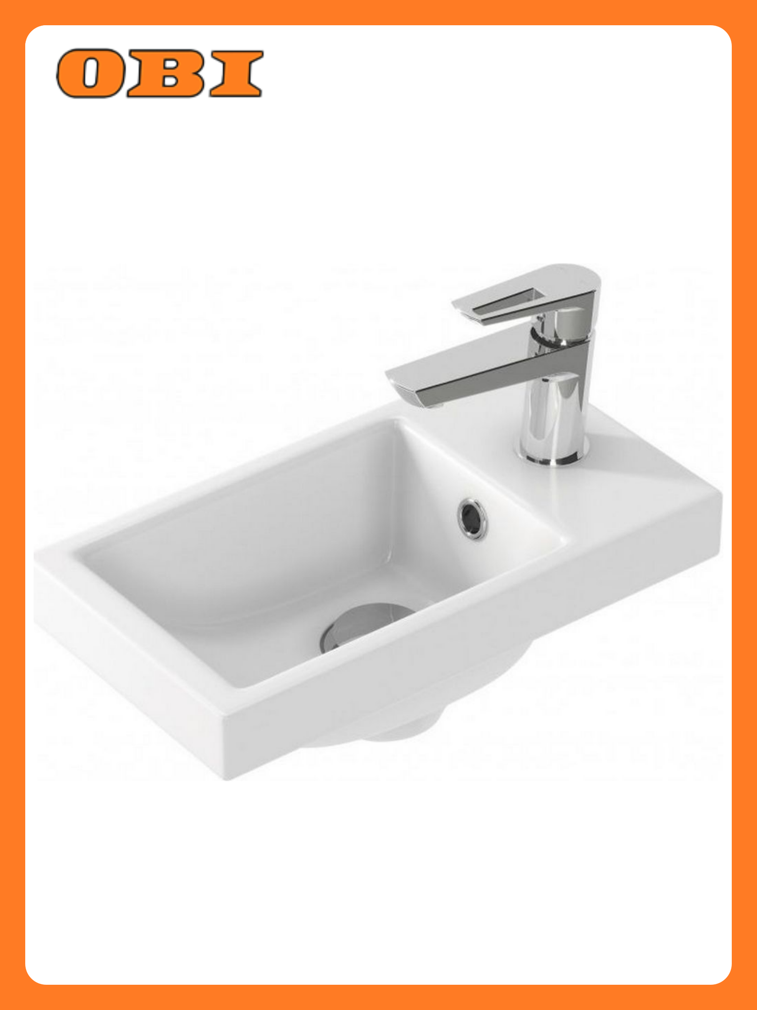 Раковина Cersanit COMO накладная фарфор белая 40х145 см