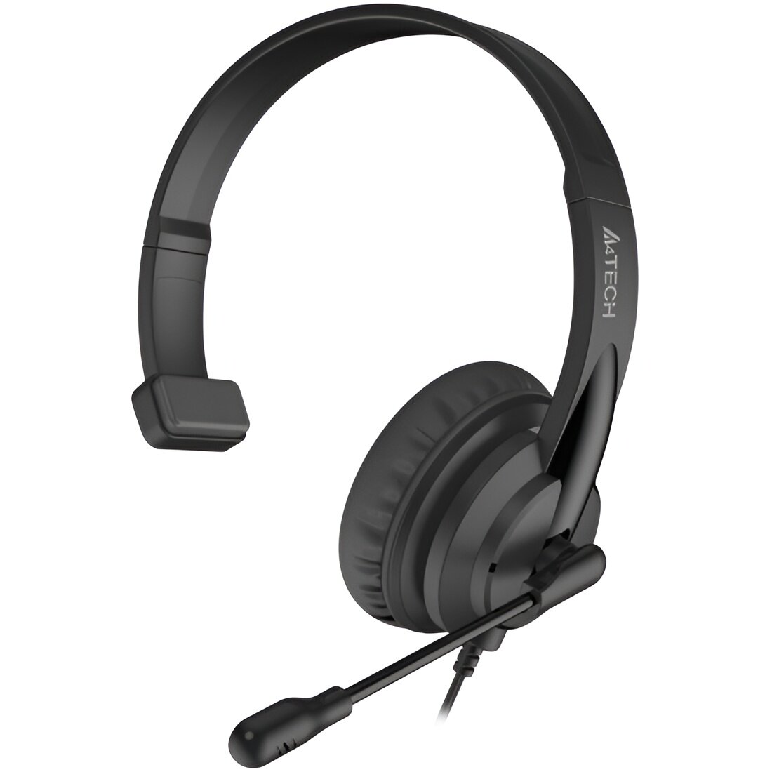 Моно-гарнитура A4Tech HU-11 Black USB с микрофоном для колл-центра — фото 1