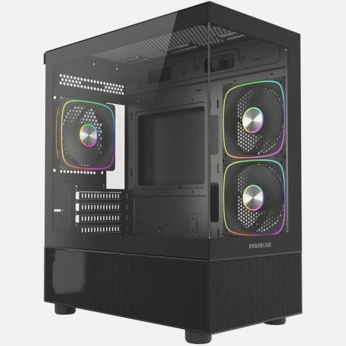 Изображение товара Корпус Powercase Vision Micro M2 ARGB, черный (CVMBM2-A3)