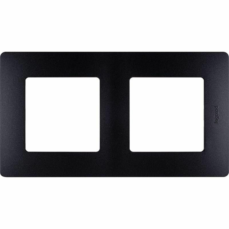 Рамка 2-м Etika антрацит IEK 672582 — фото 1