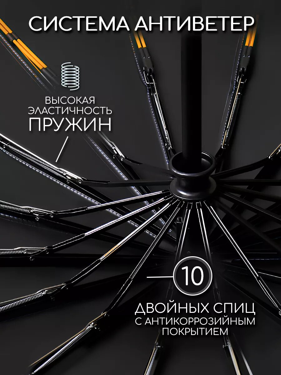 Смарт-зонт Classmark, бежевый — фото 1