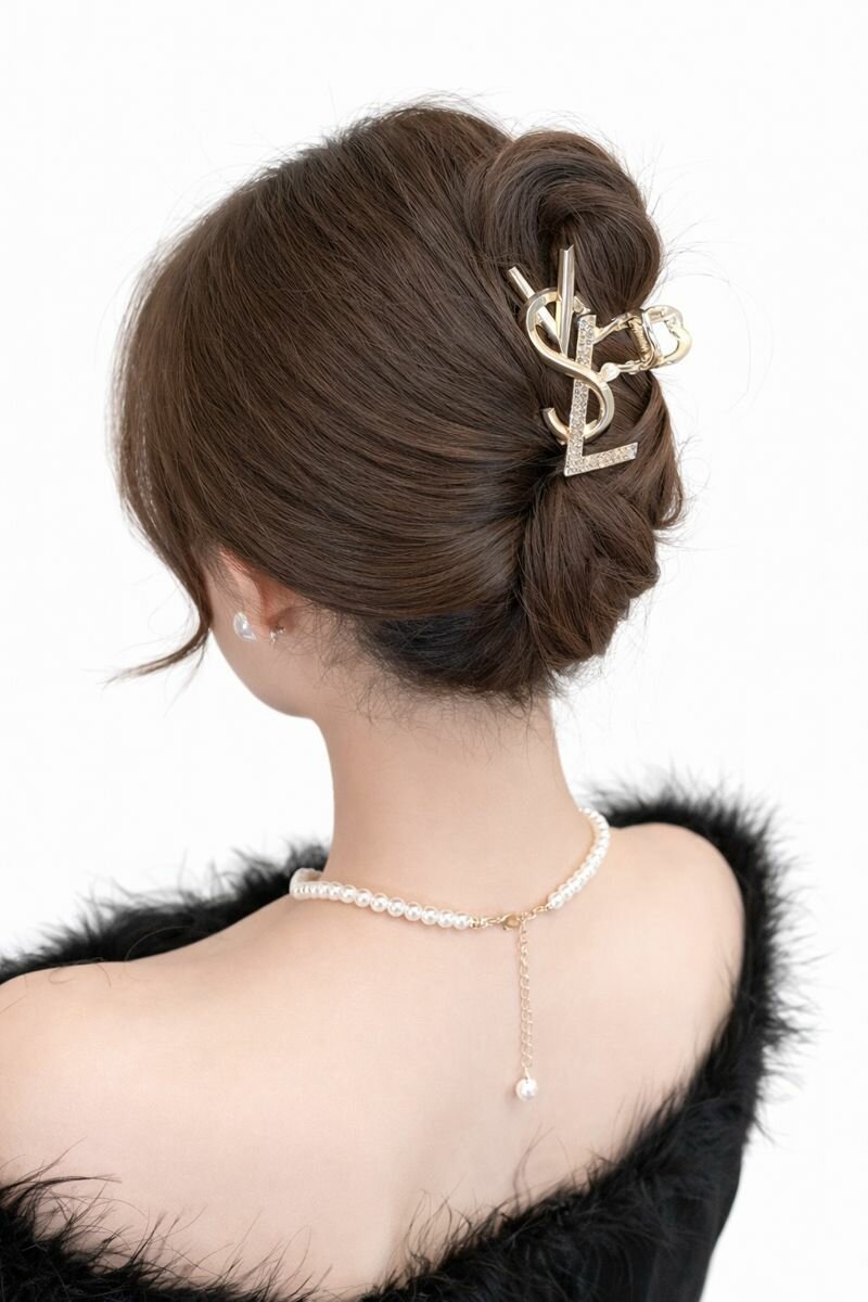 Крабики YSL для , волос подарок для женщин и девочек