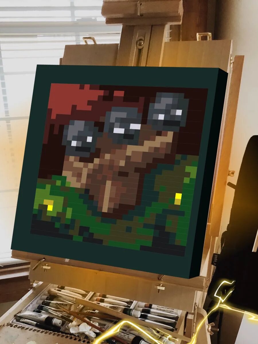 Майнкрафт картина по номерам на холсте — фото 1