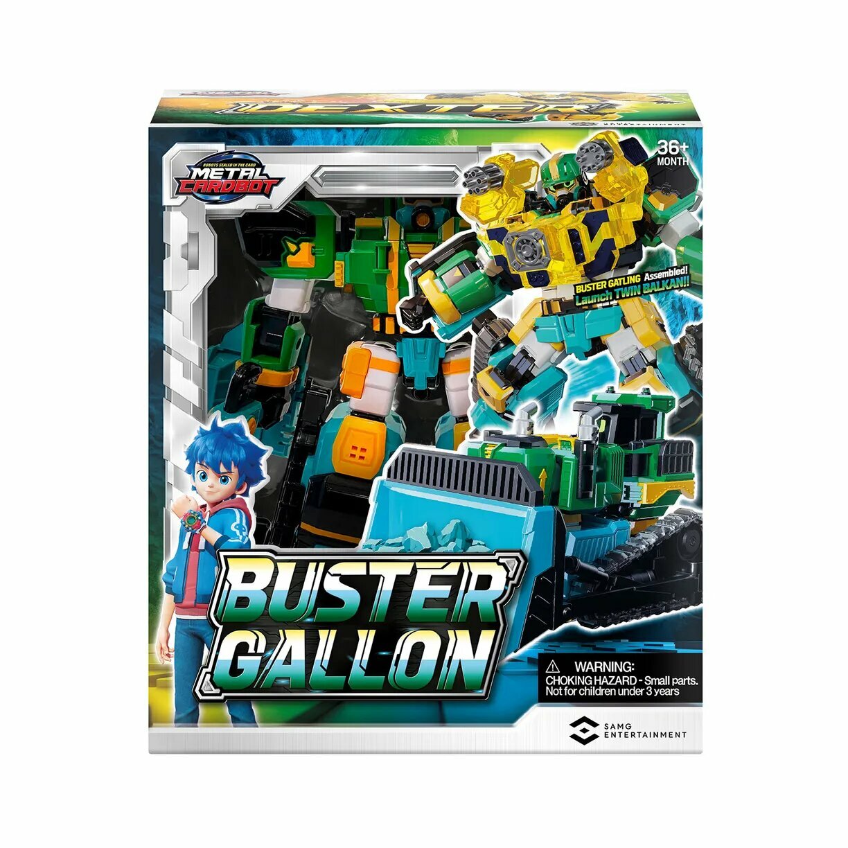 Набор игровой Metalcardbot Бастер Галлон 69018