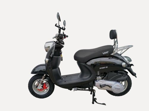 Изображение товара Скутер VMC VENTO "RETRO", 49.9 LED фара, электростартер, сигнализация Черный