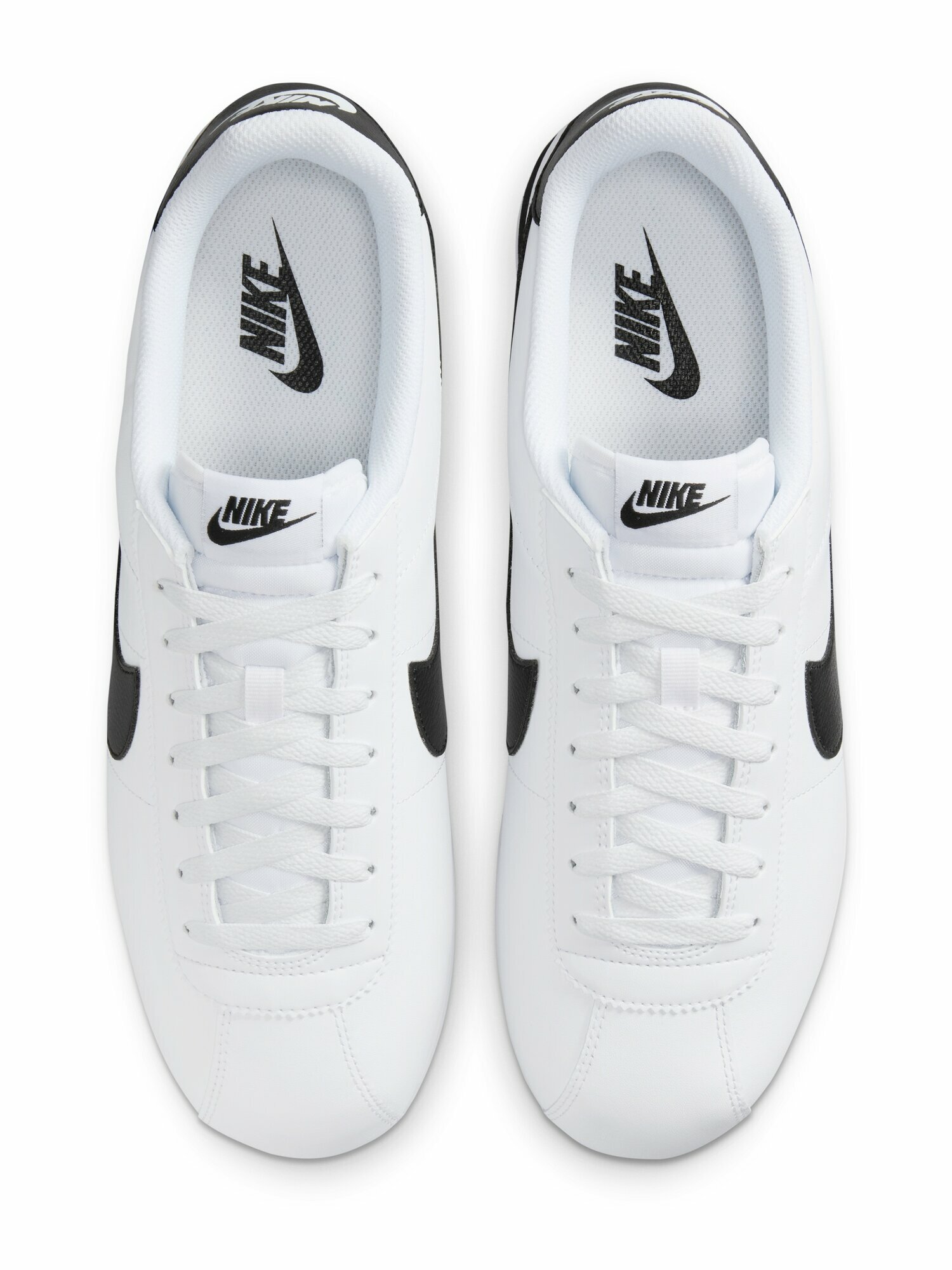 Кроссовки NIKE Cortez, размер 9 US, белый/черный — фото 1