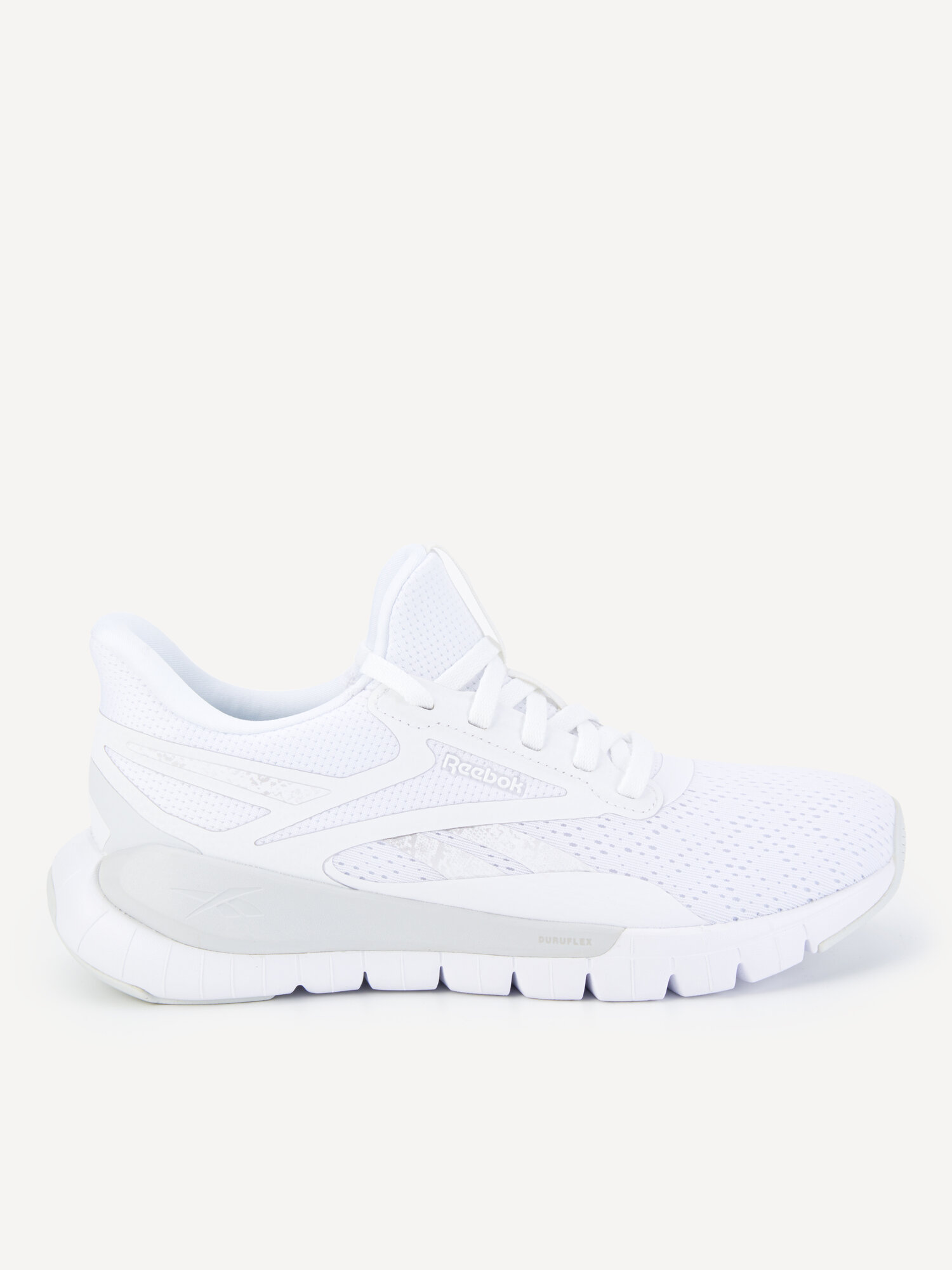 Кроссовки Reebok Flex Trainer, размер 5,5 US, белый/бежевый/серый — фото 1