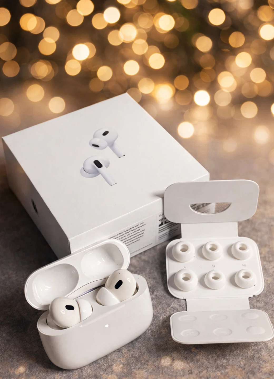 AirPods Pro беспроводные наушники шумоподавление, сенсорное управление, белый — фото 1