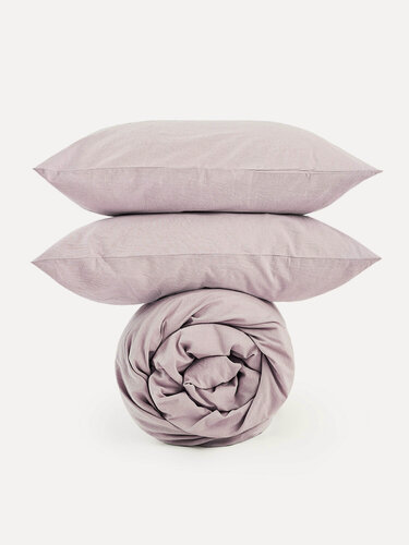 Изображение товара Комплект постельного белья MORФEUS (морфеус) - Melange Rose (розовый), 1.5-спальный, вареный хлопок