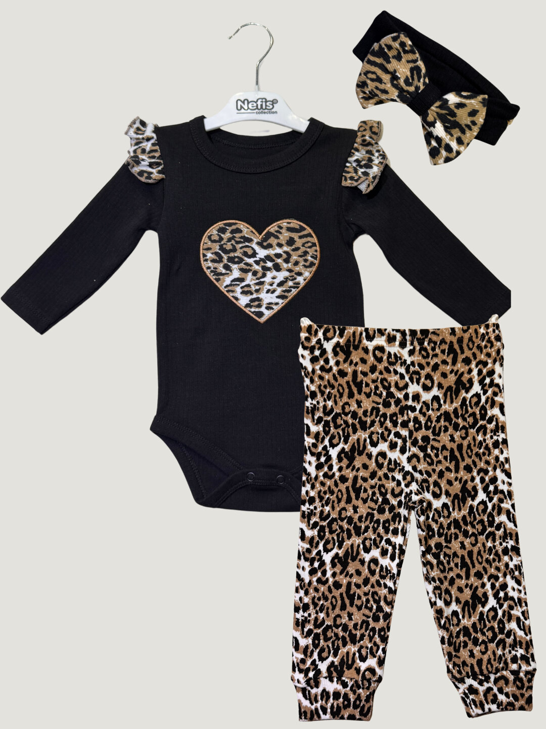 Боди, комплект из 2 шт., размер 68, черный — фото 1