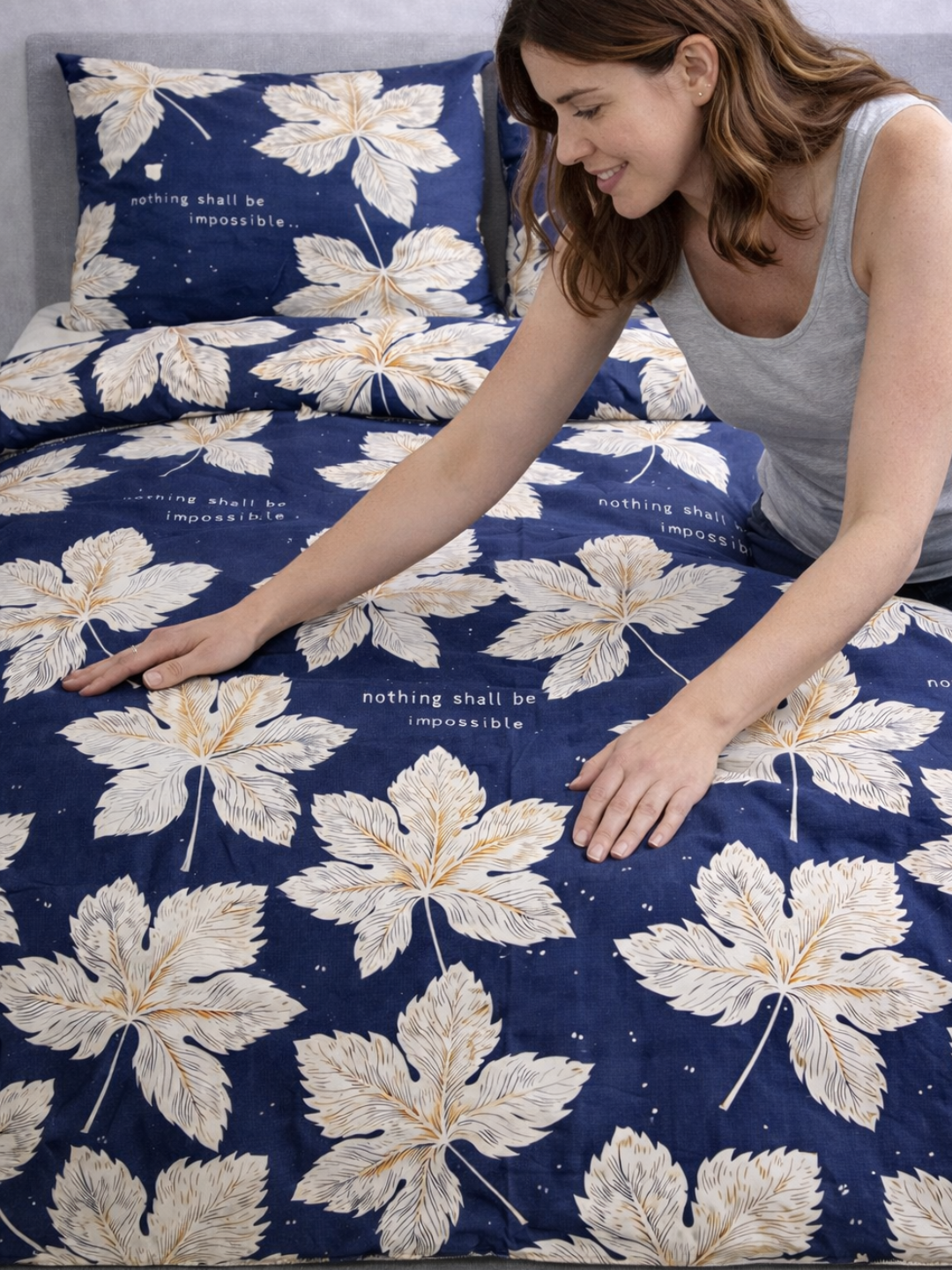 Постельное белья "Простыня и наволочка" размер евро стандарт — фото 1