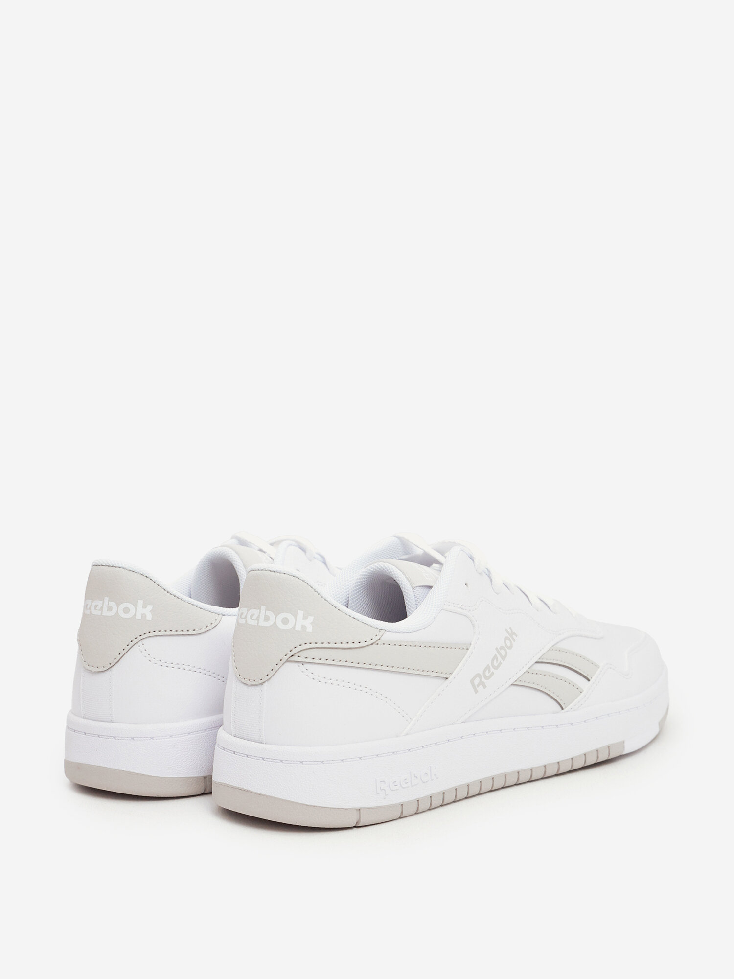 Кеды Reebok BB 1000, размер 10, белый/серый — фото 1