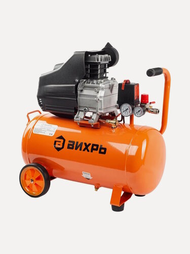 Изображение товара Компрессор Вихрь КМП-50/300АМ 74/3/12 2700 Вт, 8 бар, 2850 об/мин, 300 л/мин