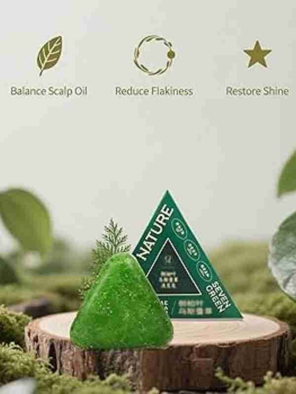 Зелёное мыло sovun, натуральный рост волос, перерабатываемая упаковка — фото 1