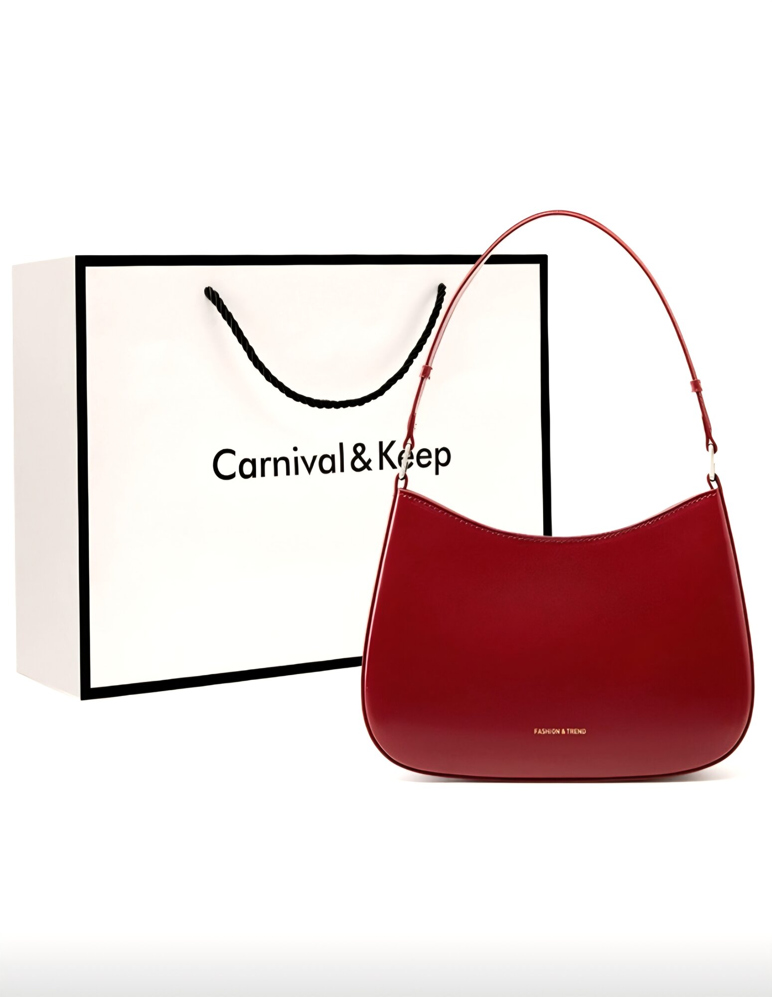 Сумка багет  из натуральной кожи