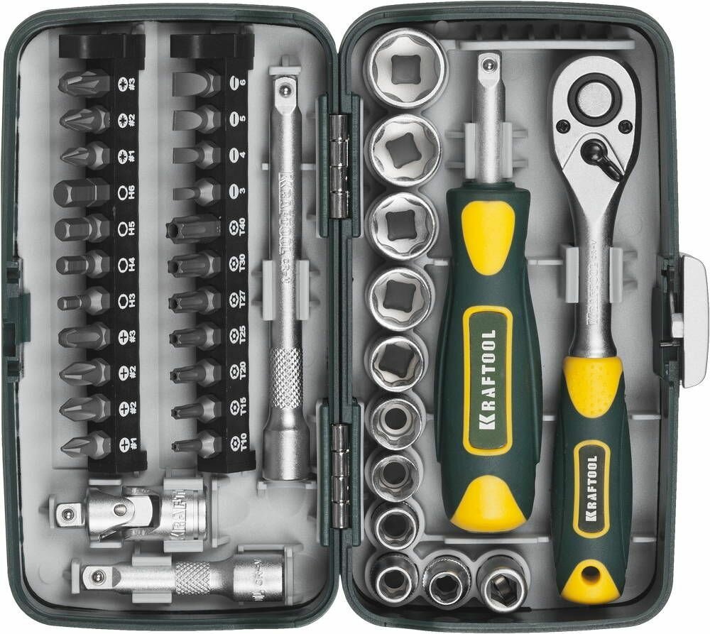 Универсальный набор инструмента 1/4' 38 предм. UNIVERSAL-38