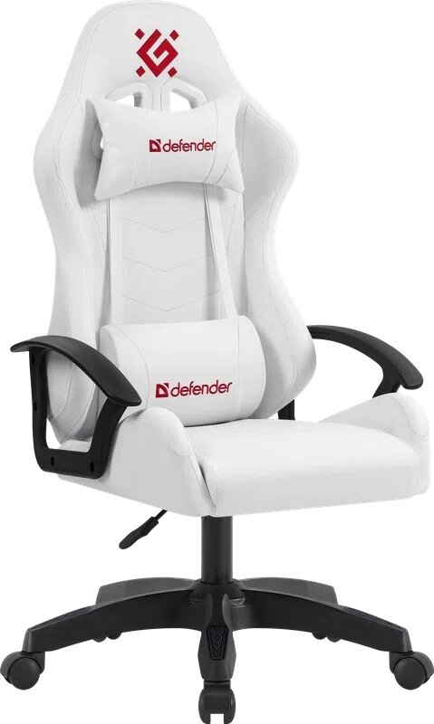 Кресло игровое Defender Lion белый, класс 2, PU
