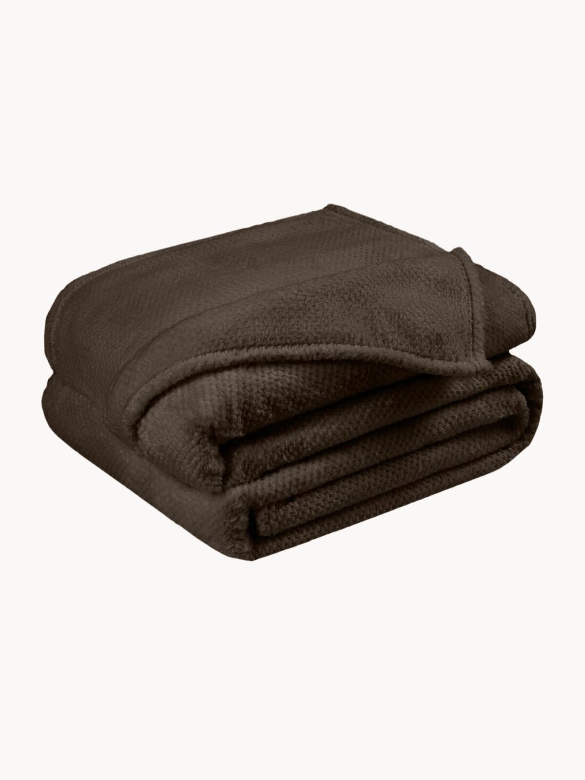 Плед Guten Morgen "Шоколад", жаккардовый, 100% полиэстер, 150x200см