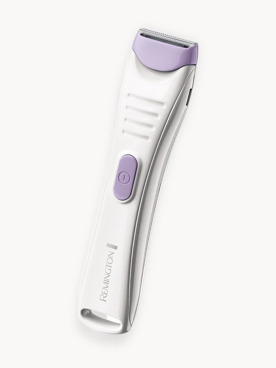 Триммер Remington "BKT4000", для зоны бикини, беспроводной, с насадками, белый, фиолетовый